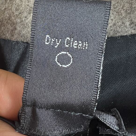 J. Crew Gray Brown Ombre Double-Breasted Coat Size 6 Wool Blend - Picture 14 of 15